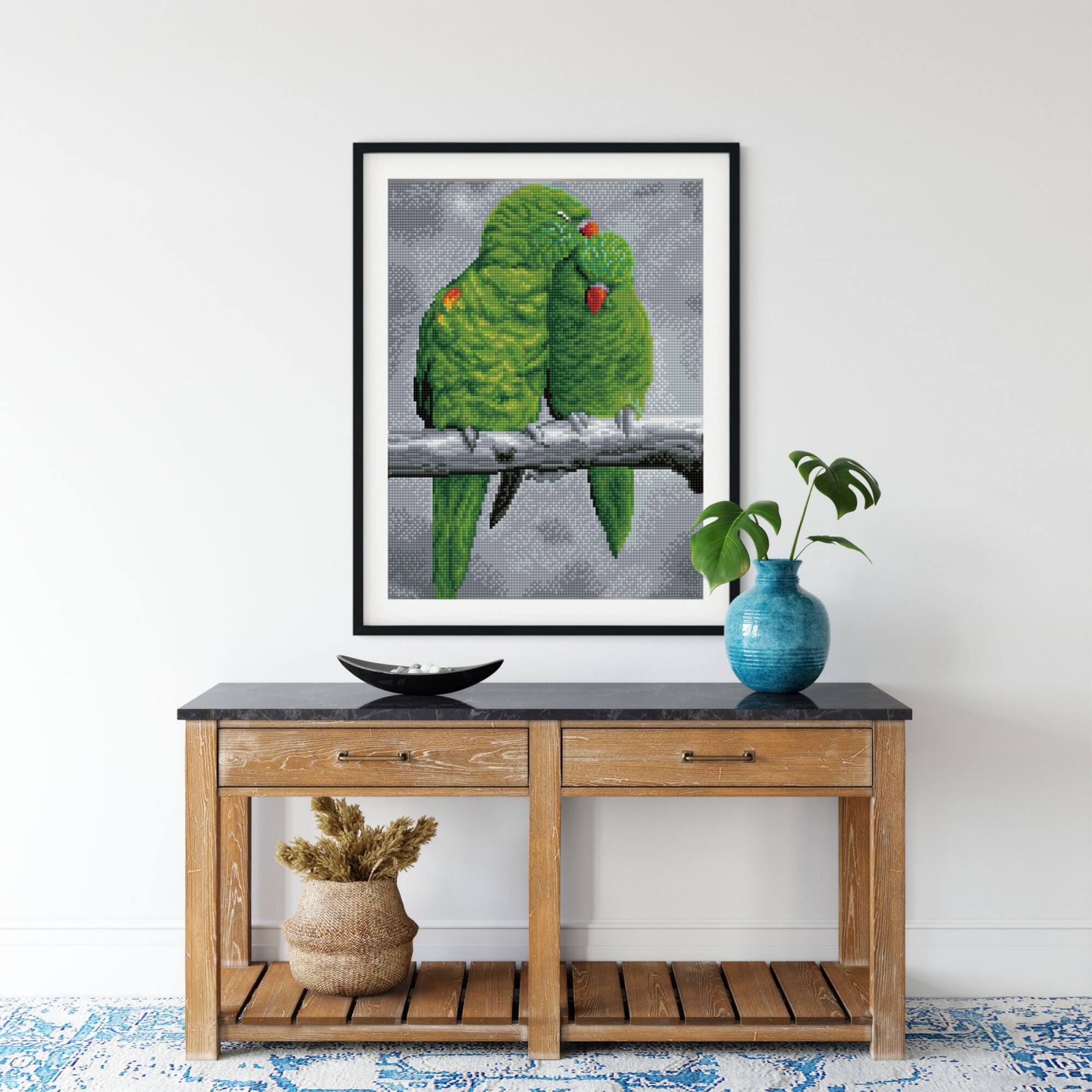 Diamond Dotz® Intermediate Sweet Perch Pre-Framed Diamond Painting Kit